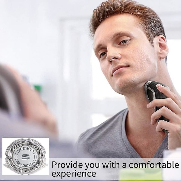 1/3 stk. Hq8 udskiftningsbarberhoveder til Philips Shaver 7180 Hq7140 Hq6075 Pt726 dobbeltpræcisionsbarbermaskine - 3pcs
