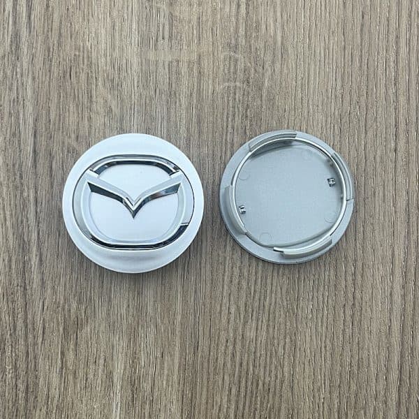 4-pak hjulkapsler til Mazda, 57 mm, centerkapsel M