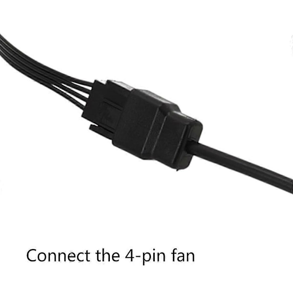 DC5521 til 4-Pin Stik Kabel 4-Pin Computer PC Blæser Strømkabel Konverter