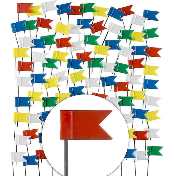 100 stykker markeringsflag