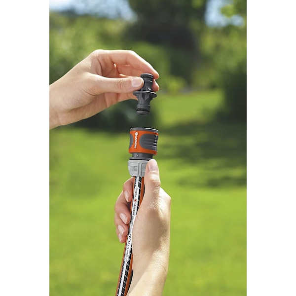 Hagekobling: Tilkoblingsplass for sikker rørtilkobling, for rørtransisjon fra 19 mm (3/4) til 13 mm (1/2) (2931-20)
