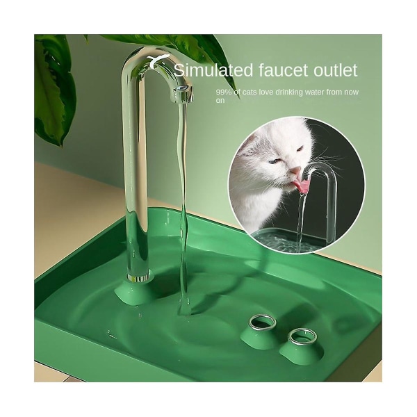 Vattenfontän Autofilter USB Electric Mute Cats Drinker Bowl Återcirkulera Filtrering Drinker For Pe