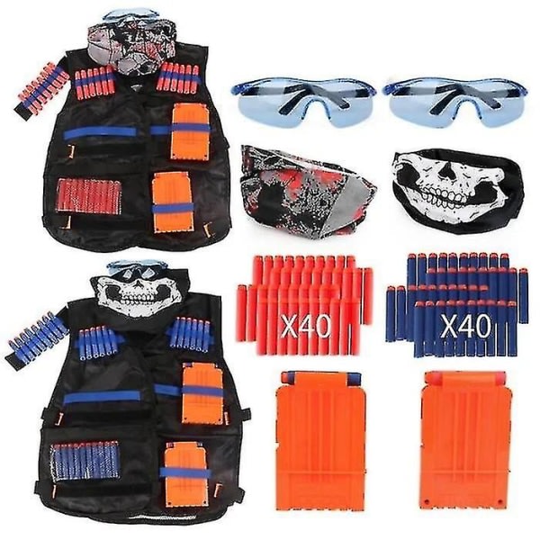 2-pack tactical vest Toy Nerf Pistol N-strike Elite