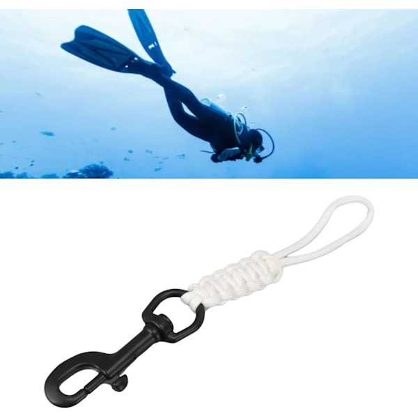 Dykning Anti-Lost Lanyard, Håndvævet Dykning Lanyard til BCD Udstyr