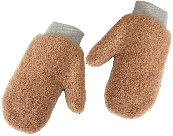Plys Luffer Vinter Varme Luffer Luffer Bløde Og Varme Khaki