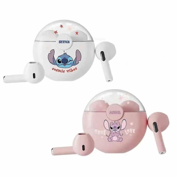 Kids Stitch Angel Trådlösa Bluetooth 5.3 Hörlurar Hifi Audio Hörlurar - Angel