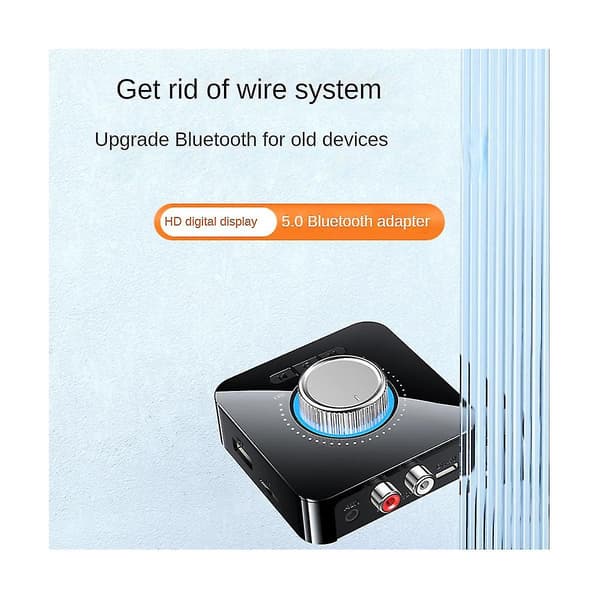 Led Smart Digital Display Bluetooth Adapter Bluetooth 5.0 Audio Receiver Transmitter 2 I 1 Aux Audio Adapter Konverter