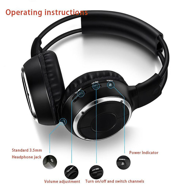 Ir 3d Stereo Surround-hovedtelefoner Bløde Memory-øremuffer Til Pc-controller