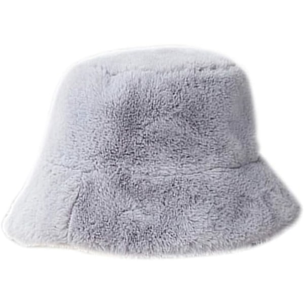Dame Vinter Blød Varm Bucket Hat