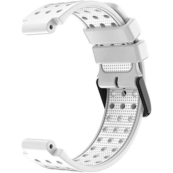 Ersättning för klockarmband i silikon för Garmin Approach S20 klockarmband med verktygssatser white