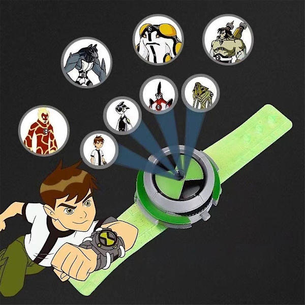 Ben 10 -lelukello Omnitrix Ben 10 -lelut Alien Force Ultimatrix pojille lapsille Projektori Kello Lelu Lahja