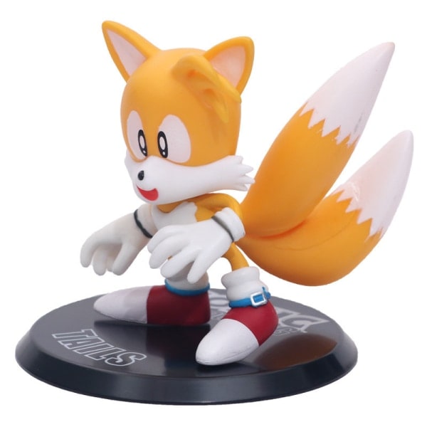 3 kpl Sonic the Hedgehog Sonic Supersonic -nukkefiguuria