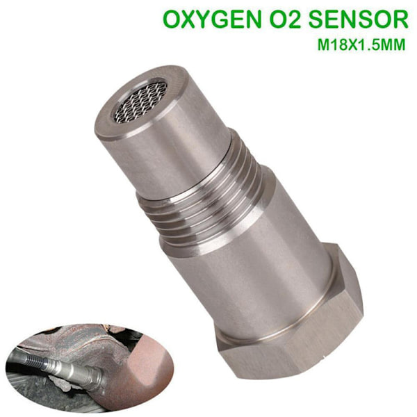 2 stk. Bil Cel Fix Check Engine Light Eliminator Oxygen O2 Sensor Adapter M18x1,5