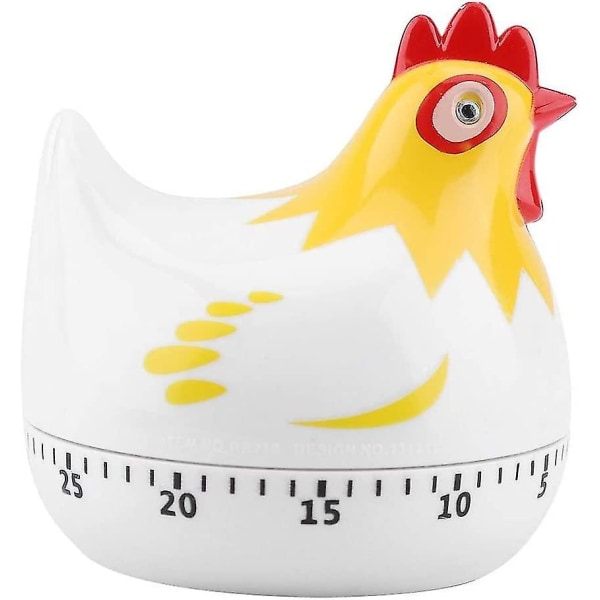 Kyllingmønster Nedtelling Kjøkken Timer Påminnelse For Matlaging Baking