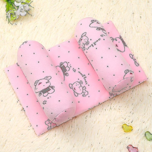 Baby tyyny muodonmuutoksia vastaan ​​Litteä pää Baby tyyny tyyny pehmeä pink