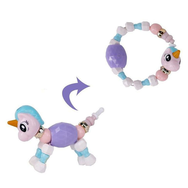 Magic Pets -ranneke, eläinranneke taianomaisilla yksisarvisilla ja pennuilla, Twist paopao