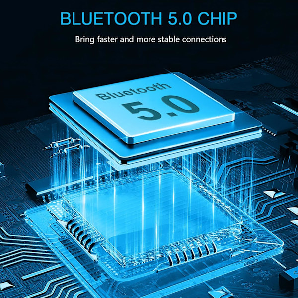 Bluetooth FM-sender til bil - Universal billader med dobbelt USB-opladning - Black