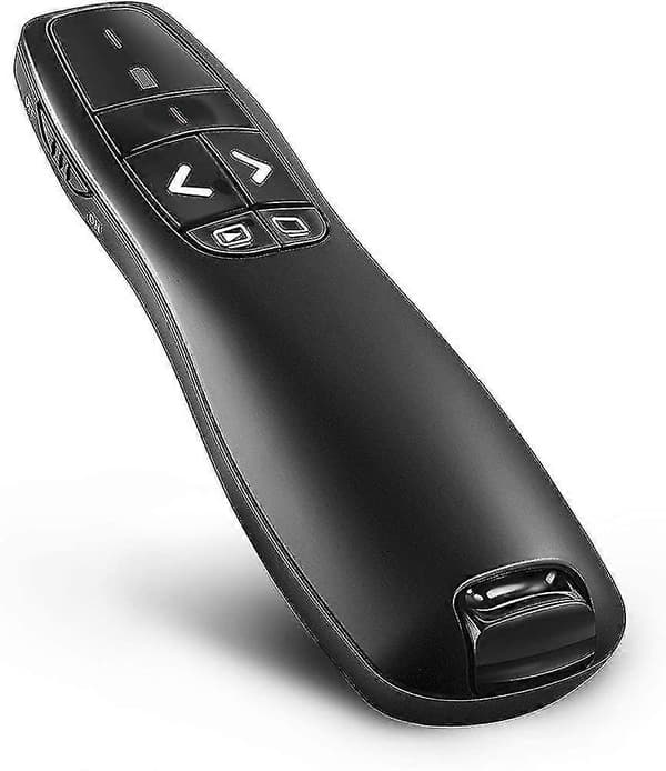 Trådlös Presentatör, Presentatörspekare, Hyperlänk, Volymkontroll, USB