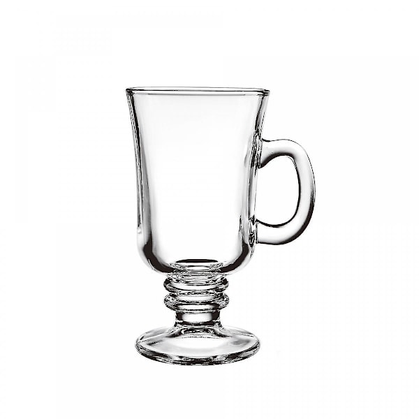 Heat Resistant Clear Glass Coffee Cups With Handle - Insulated Cappuccino, Tea, Latte, Beverage Glasses (a1021-80)