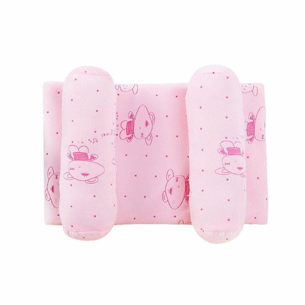 Vauvan tyyny litteyttä vastaan litteä pää vauvan tyyny pehmeä pink