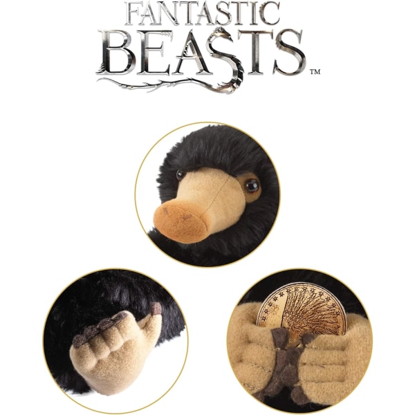 Niffler-pehmolelu Fantastic Beasts -leluhahmoissa Taikamaailman pehmolelu - Lapsille ja aikuisille - 23 cm