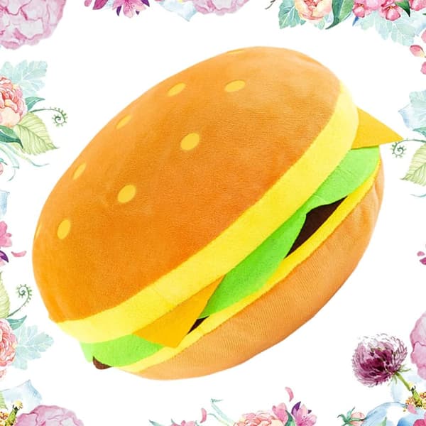 Hamburgare prydnadskuddar