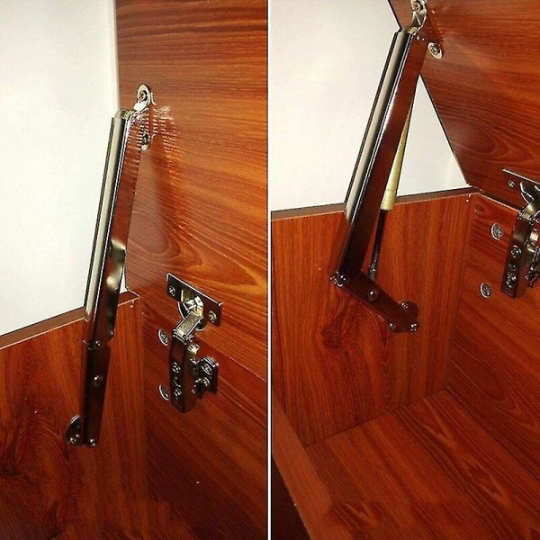 Pneumatisk locklyft (200n/44lb), kraftig gasfjäderlockstöd gångjärn, med mjuk stängning Hy