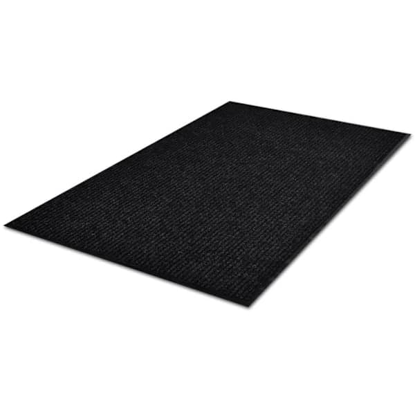 vidaXL Dørmåtte PVC Sort 90 x 120 cm Sort