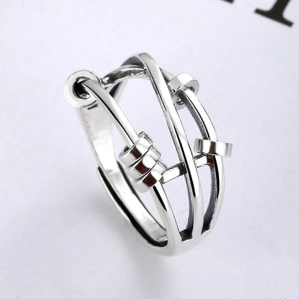 Ring, Angst Fidget Kvinner-Ringer Angst Fidget Angst