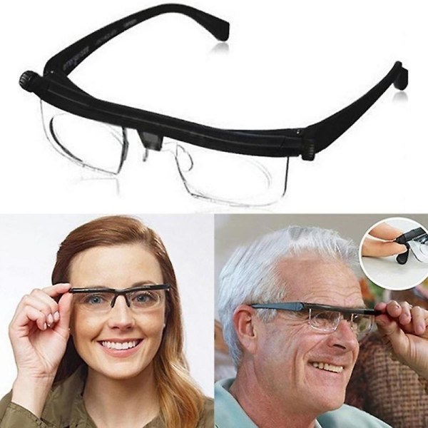 Linsebriller med justerbar styrke Variabel fokusavstand Vision Zoom-briller