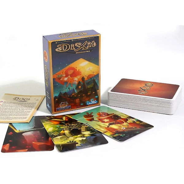 Dixit ja Dixit -laajennussarja -lautakorttipeli - Kaikki englanniksi - Dixit Memories
