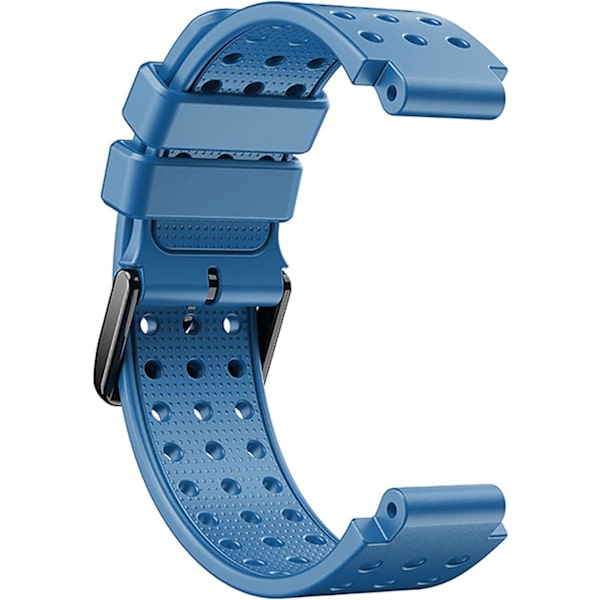 Silikone Rem til Garmin Approach S20 Ur - Rem til Garmin Forerunner 220/230/235/620/630/735XT/235 Lite/Approach S20/S5/S6 Smart Ure blue