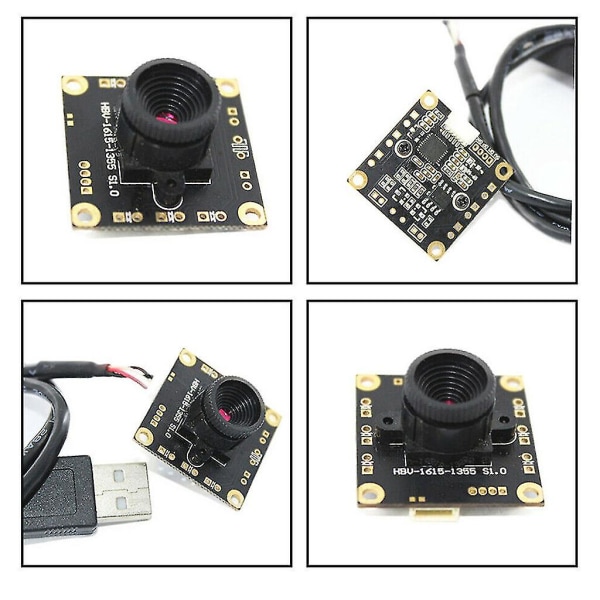 Hm1355 50 Asteen Laajakulmainen USB-Kameramoduuli Koti- ja Toimistokäyttöön, Mini-Teollisuuslaitteet