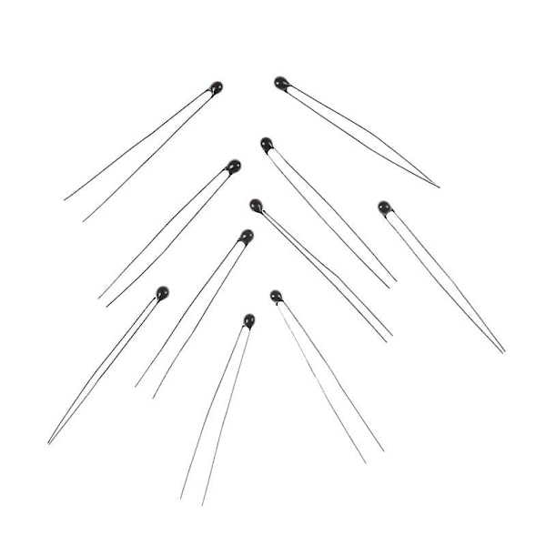 10 stk Termistor Temperatur Sensor Ntc-mf52-103/3435 10k Ohm 1%