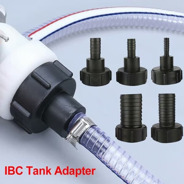 1/2\" till 2\" Vatten IBC Tank Adapter Trädgårdsslang Adapter Krananslutning F