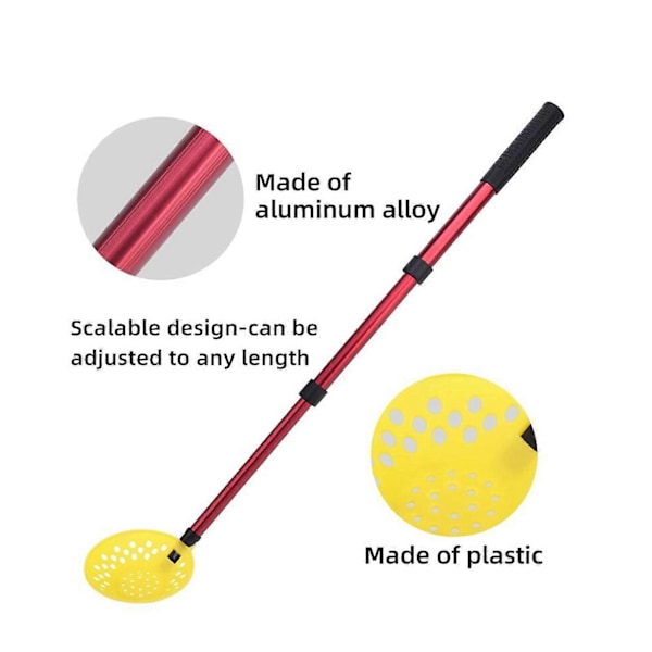 Jäänpilkintäkauha Jäänpilkintätarvikkeet Ulkokalastukseen Punainen Red diameter 10cm