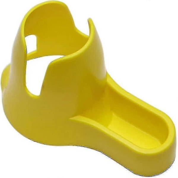 3-i-1 Hängande Vattenflaska för Hamster, Automatisk Husdjursdispenser med Bas för Dvärghamster Mus Råtta Igelkott-yky Yellow 80ML