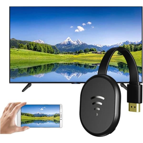 Trådløs HDMI-adapter - Video-spejlingsdongle til iPhone, Mac, iOS, Android til TV/projektor/skærm