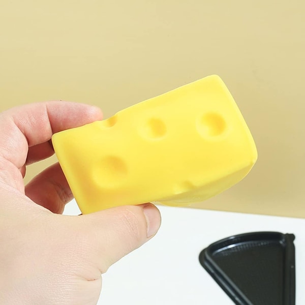 Ostleksak att klämma på, avspänning, supermjuk, dra, sträck och kläm på leksak, matfestgåvor för barn, nyhetsleksak, födelsedagspresenter för pojkar, flickor, vuxna