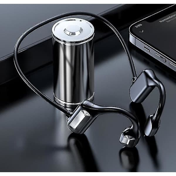 Knoglelednings Bluetooth Headset Trådløst Sports Headset[D] sort black