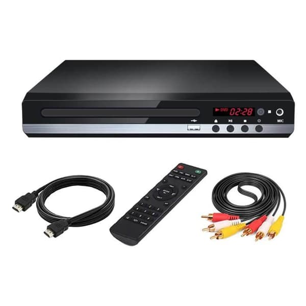 DVD-afspiller - Kompakt - HDMI - USB - 5.1 Stereo Surround