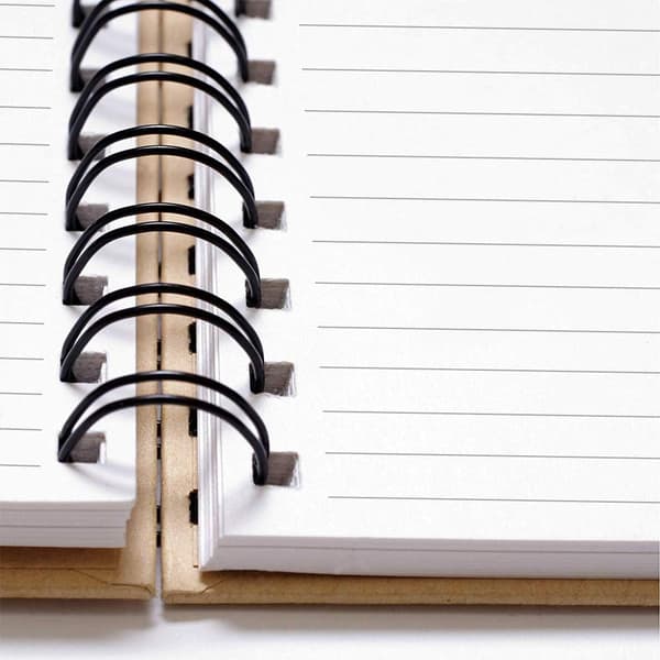 A5 Kraft Notesbøger - 120 Sider/ 60 Ark - 8.25 x 5.55in -