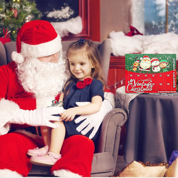 Pusselspel Adventskalender 2023, Mini Thinking Game Pusselspel för Barn, Spännande Pusseltrick och Kluriga Hjärnsportsuppgifter