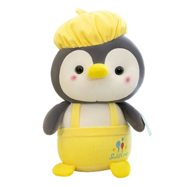 Söpö hihna pingviini pehmolelu superpehmeä täytetty nukke - Yellow 35cm