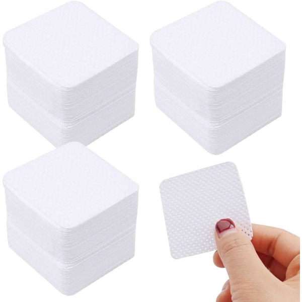 300 stk. fnugfri servietter til negle, negleservietter fnugfri kunst UV gel polish absorberende remover servietter smelteblæst til DIY negle