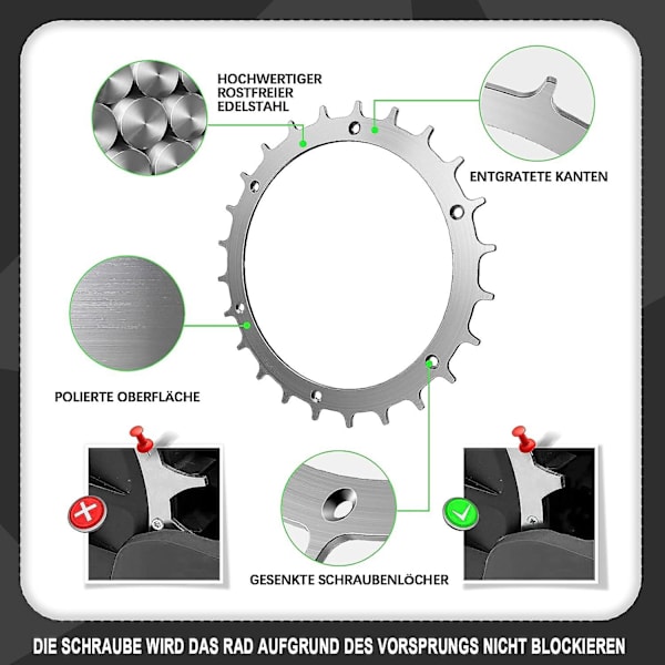 Pakke med rustfrie stålpigger for Bosch Indego Xs 300 400 500 M700 gressklipper, fint avgradet med trekkforbedring for robotgressklipper, 14 rustfrie stålpigger