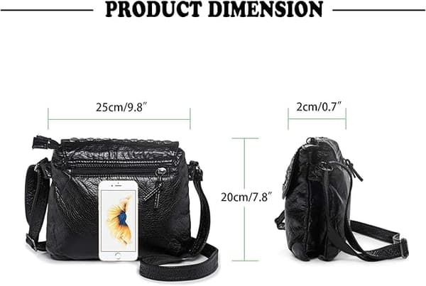 Damehåndtasker, Små Crossbody Tasker - Herre Læderhåndtasker - Damehåndtasker - Håndtasker med Nitter