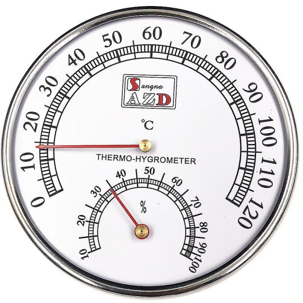 Basturumstermometer Hygrometer, Celsiusmätare Monitor för Verkstäder, Simbassäng Hy