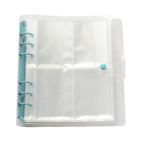 100 Lommer Fotoalbum Mini Album Scrapbook For Photos Samlebok 3 Tommers Fotoalbum Binder - Blue