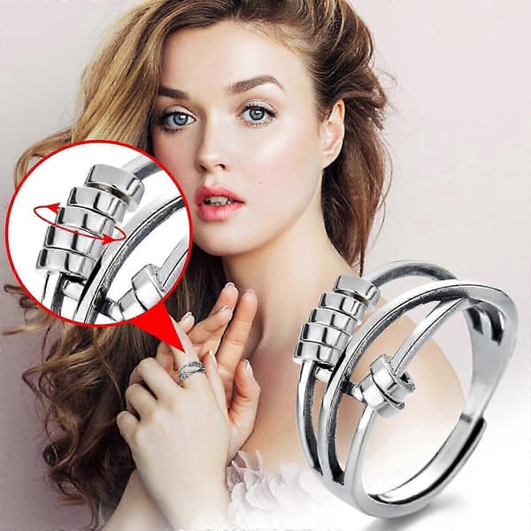 Ring, Angst Fidget Kvinner-Ringer Angst Fidget Angst